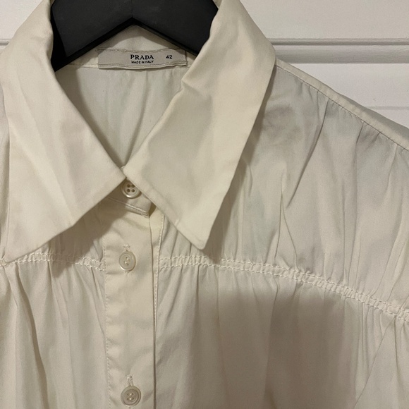 Prada Rushed Cotton Shirt - Picture 3 of 5